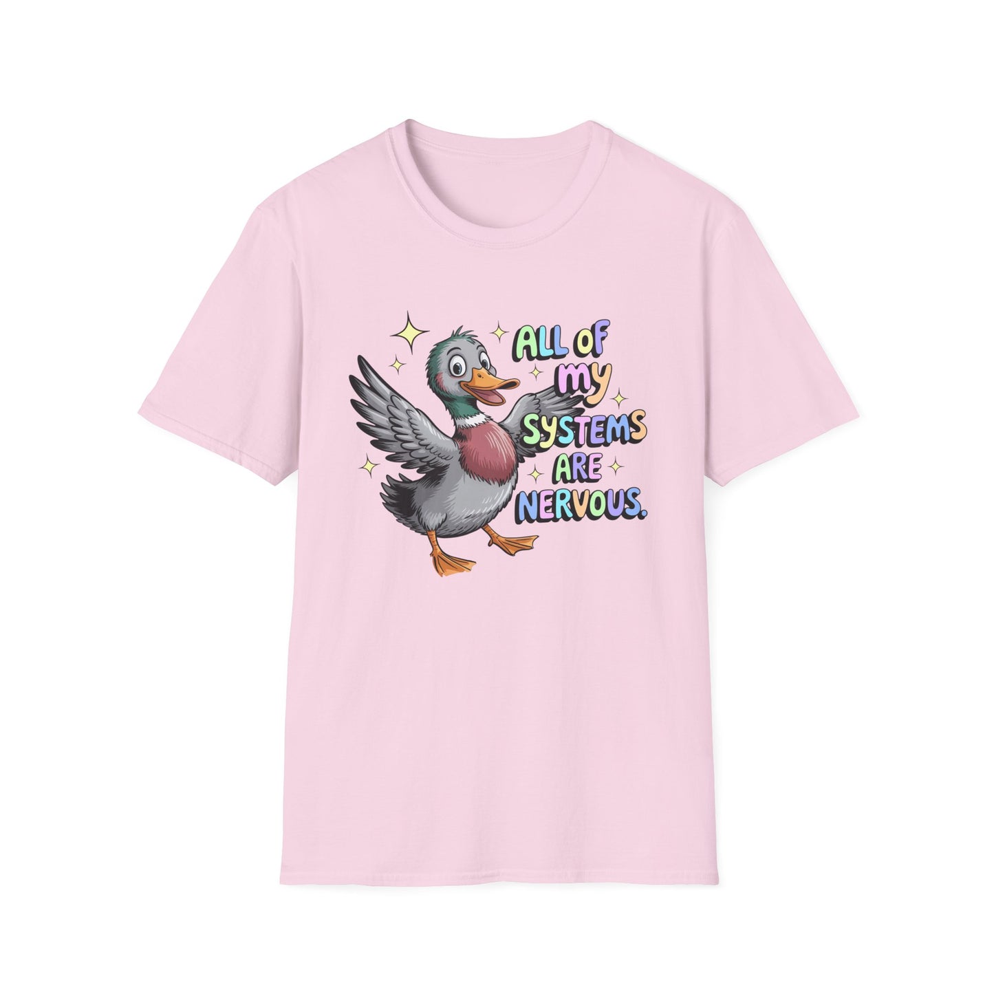 All My Systems Are Nervous - Mental Health Support Tee