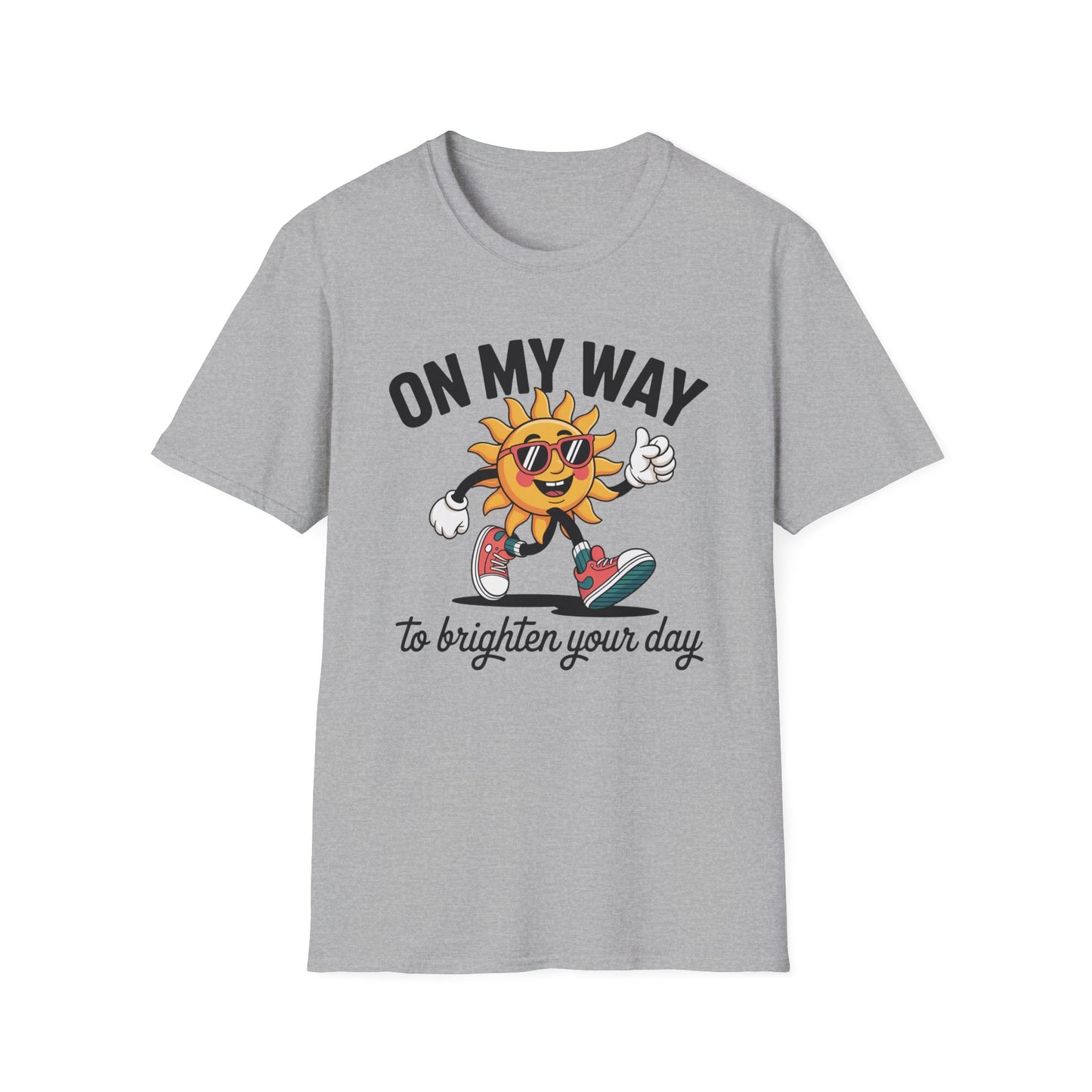 On My Way To Brighten Your Day - Mental Health Support Tee