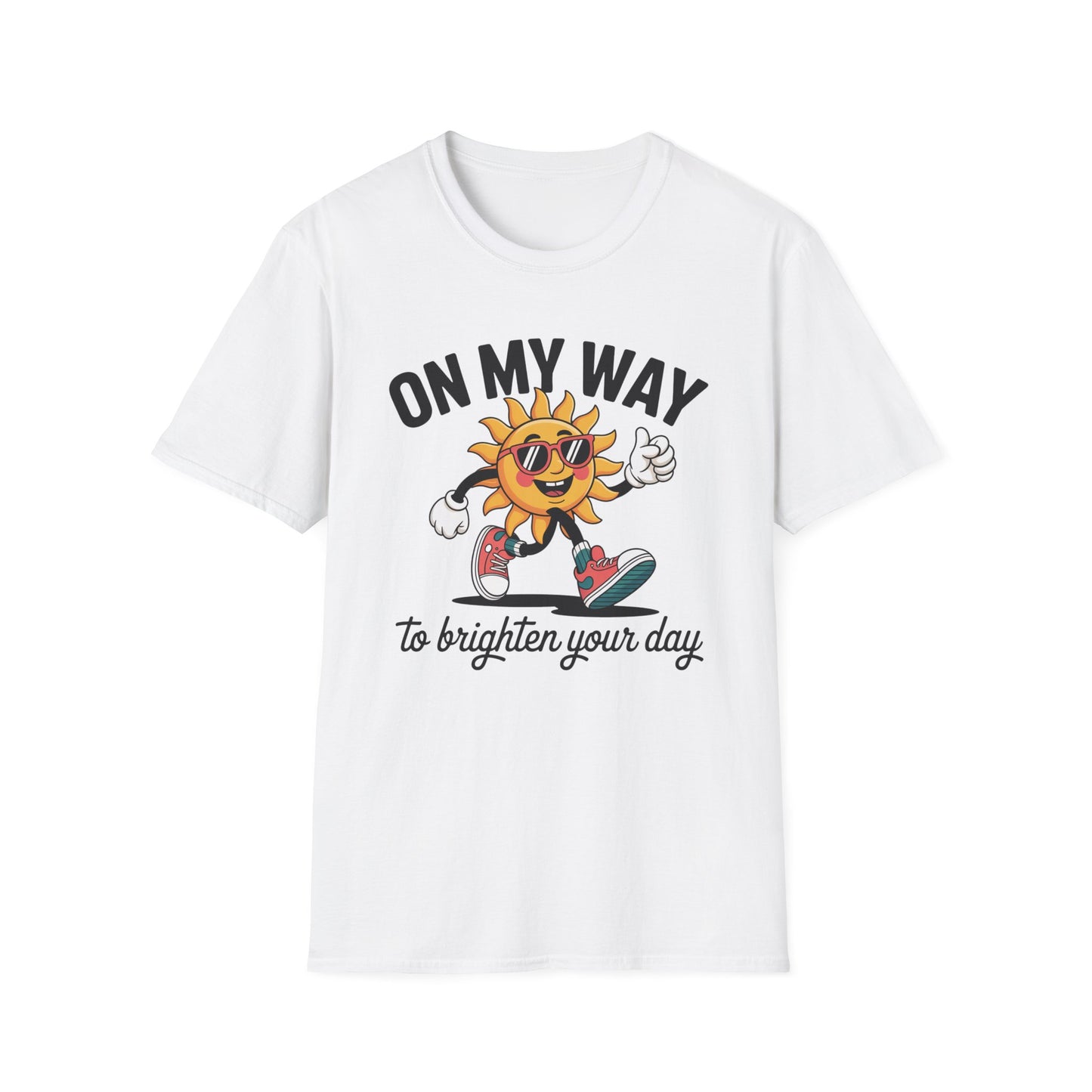 On My Way To Brighten Your Day - Mental Health Support Tee