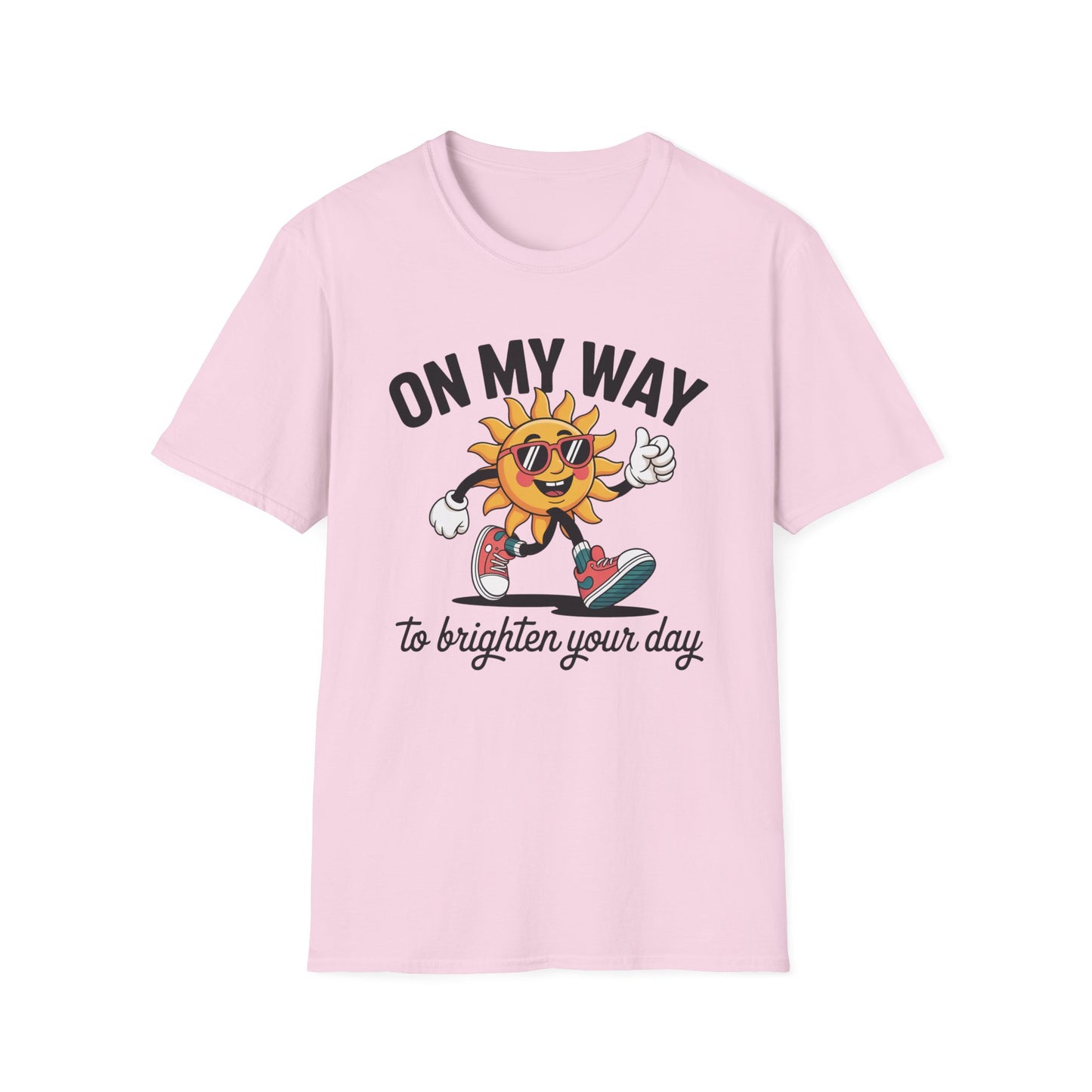 On My Way To Brighten Your Day - Mental Health Support Tee