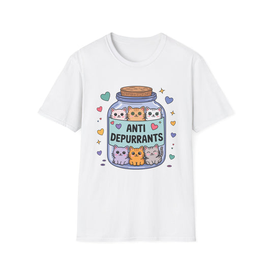 Anti DePURRants Cats Lovers - Mental Health Support Tee